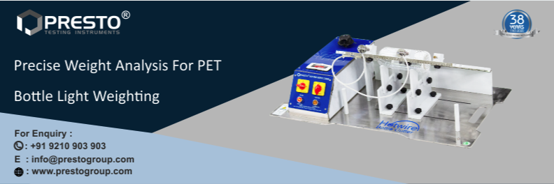 Precise Weight Analysis for PET Bottle Light Weighting